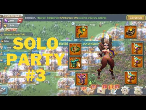 LORDS MOBILE SOLO PARTY #3 | Kalelyavuz