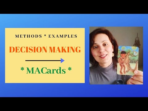 MACards DEMO Session - CHOOSING a VACATION PLACE  (Decision Making 101 series)
