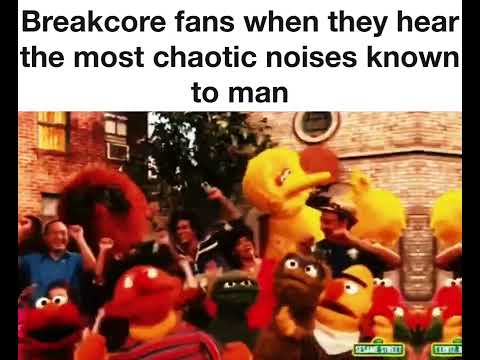 Breakcore fans be like