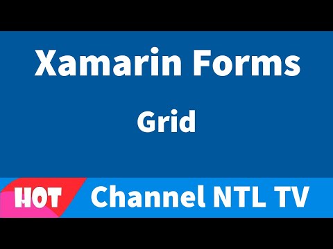 Xamarin Forms Grid