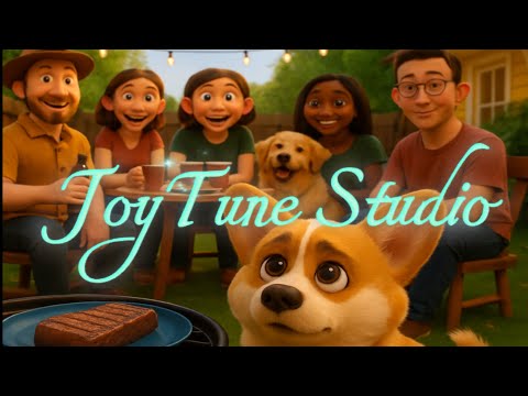 BBQ Party Day! 🌭🐶 | Happy Corgi Song for Summer Grill Vibes ☀️🎶
