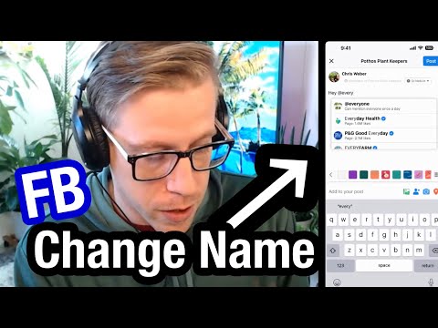 How to Change a Facebook Group Name