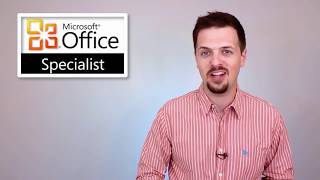 Microsoft Office Specialist Certification