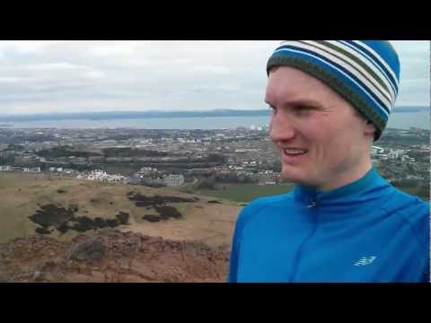 Run up Arthers Seat in Edinburgh