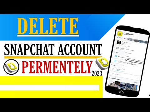how to delete snapchat account permanently 2023 ||snapchat account kaise delete kare || Tech zubair