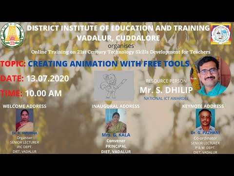 CREATING ANIMATION WITH FREE TOOLS