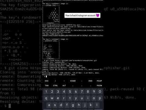 HOW TO HACK INSTAGRAM ACCOUNT FOR TERMUX #shortvideo #shortvideo #viralvideo #shorts @thehackersboys