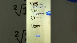 Square Roots Shortcut :Part1 #Mathmind #mathematics #calculationtrick #mathshortcuts #shorts