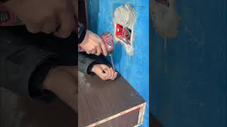 Floating Desk Build#usashorts #woodworking