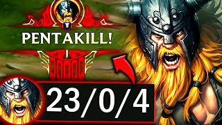 OLAF TOP IS AWESOME AND I 100% RECOMMEND IT! (PENTA KILL) - 2025 Olaf TOP Gameplay Guide