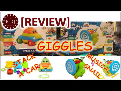 [REVIEW JUJUR] FUNSKOOL GIGGLES - STACK A CAR & MUSICAL SNAIL (MAINAN ANAK)