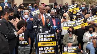 Congressman Greg Meeks Endorses Ray McGuire: Live from Queens Borough Hall