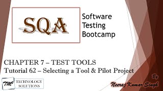Software Testing Bootcamp | Tool Selection Process | Tools Pilot Project | Software Testing Tutorial