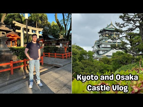 Osaka Castle & Kyoto Day 1 Vlog | FREE UPGRADE in Machiya | Kyoto City Tour