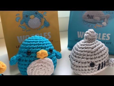 The Woobles Crochet Kit - Swimming With the Sharks Bundle