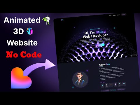 Build a 3D Portfolio Website with AI (No Code!) | Lovable + Spline Full Tutorial