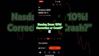 Nasdaq Drops 10%! Time to Buy? 🔥#stocks #everythingrobcrypto #stockmarket #robinhood #robinhoodarmy