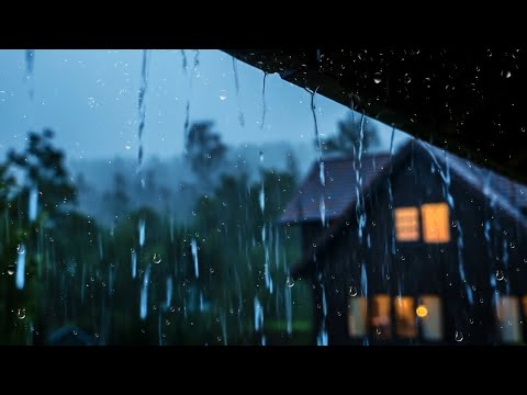 Night Rain and Thunder Sounds on Roof – ASMR for Sleep, Study, Relaxation & Anxiety Relief