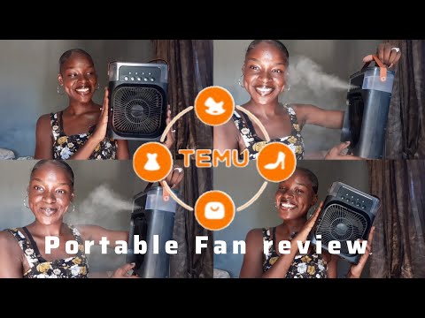Temu Portable Fan review | TheeOnlyDimples