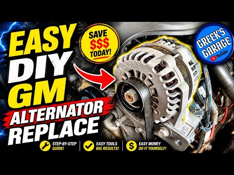 (ALTERNATOR INSTALL)“HOW TO” Replace/Install ALTERNATOR-GM Truck/SUV