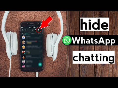 How to hide chat on whatsapp without any app⚡⚡⚡whatsapp mai personal chat ko hide kaise kare [hindi]
