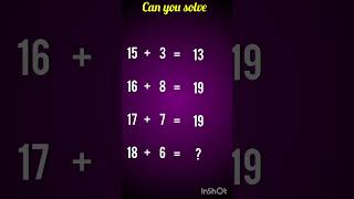 can you solve this?? #viral #maths #shorts #trending #easylearning #viralshort #funwithmath #youtube