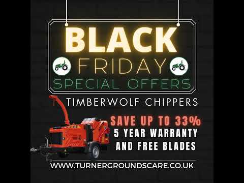 Timberwolf Chippers Black Friday  #timberwolf  #woodchippers #turnergroundscare #blackfridaysales
