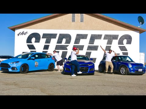 Track Day Shenanigans with the R53 JCW, Focus RS, & Camaro ZL1! Streets of Willow CCW
