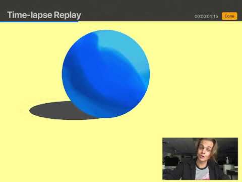 Procreate Basics! Painting a Sphere
