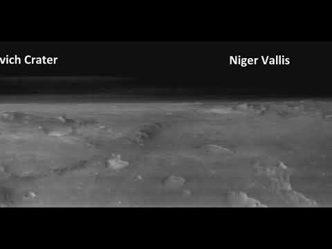 Mars Odyssey Views Martian Horizon