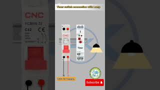Wire A Timer Switch to A MCB for LightingControl #electricalprojects #shortsyoutube