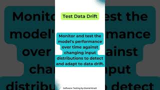 Test Data Drift #softwaretesting #machinelearning