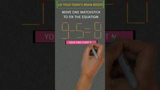 PUZZLE # 2 II Matchstick Puzzle Challenge  II Can You Fix the Equation?