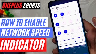 NETWORK SPEED INDICATOR IN ONEPLUS | OnePlus Tips & Tricks #shorts | TheTechStream