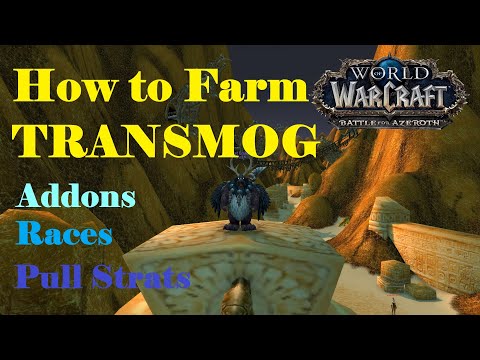 How To Farm Transmog for Beginners - Addons, Races, and Pulls!! World of Warcraft GOLD Guide