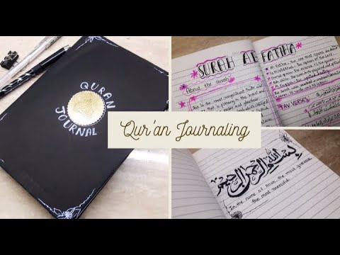 How to create a Qur'an journal|Easy in just 5 steps| step by step pt.2 ✒️📖