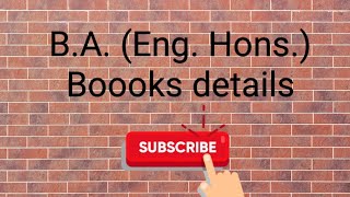 B.A Part-3 English honours Books| Munger University & T.M.B.ULiterature Magic