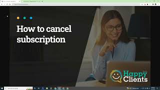 How to cancel subscription