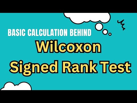 Wilcoxon Signed Rank Test - Basic calculation