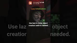 iOS/Swift TipTalk  | Tip 21 | Lazy Initialization