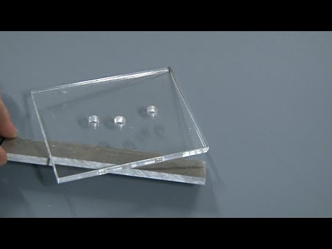 How to cut aluminum and acrylic plastic, including flame polishing plastic