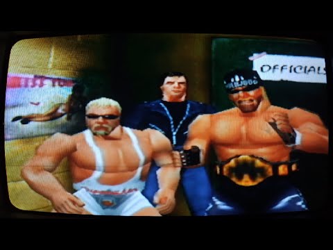 WCW/nWo Revenge intro officially captured on a CRT and Nintendo 64