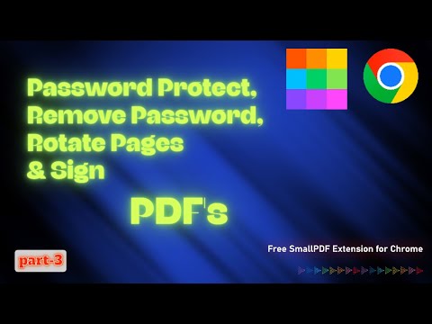 PDF : Password Protect, Unlock, Rotate & Sign