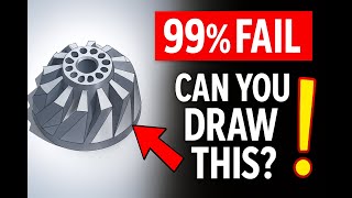 Only 1% Can Draw This in SolidWorks! | Advanced SolidWorks Tutorial