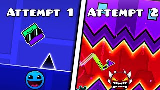 Geometry Dash, But 1 Death = RANDOM LEVEL