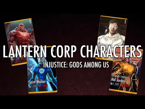 Lantern Corp Characters || Injustice: Gods Among Us Custom Characters