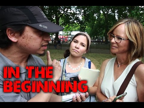 In The Beginning - Mansur Ahmad vs American Christian Ladies | Speakers Corner