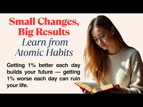 Learn from Atomic Habits: Small Changes, Big Results ✅ Book Summary ✅