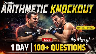CAT 2025 Arithmetic Marathon | 100+ Questions Solved LIVE | Complete Quant Revision Before Exam