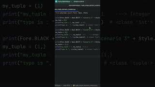 tuple creation in python #python #tuple #lists #pythonbasics #pythontips #learnpython #coding